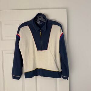 Anthropologie Pilcro Colorblock Quarter Zip NWOT Size XS